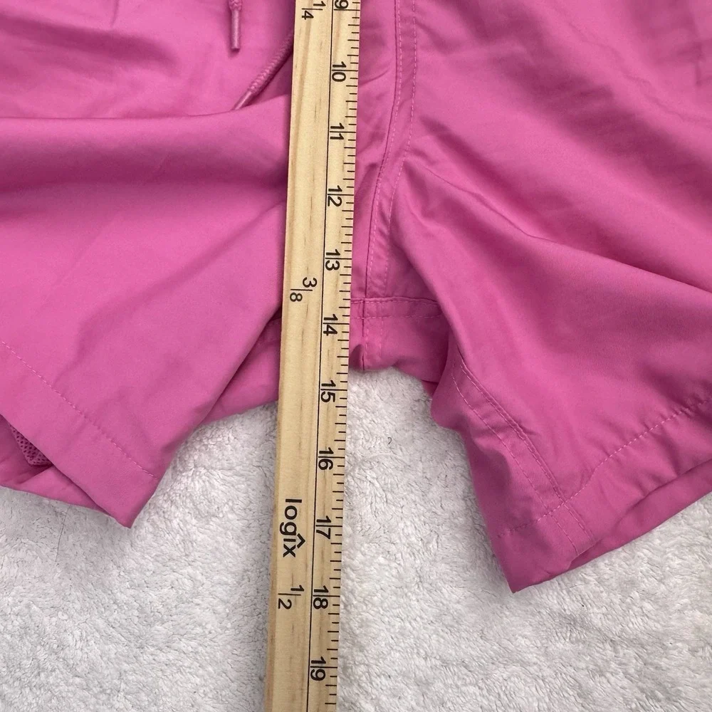 Nike Swim Trunks Pink Mesh‎ Lined Quick Dry Beach Shorts Men Large